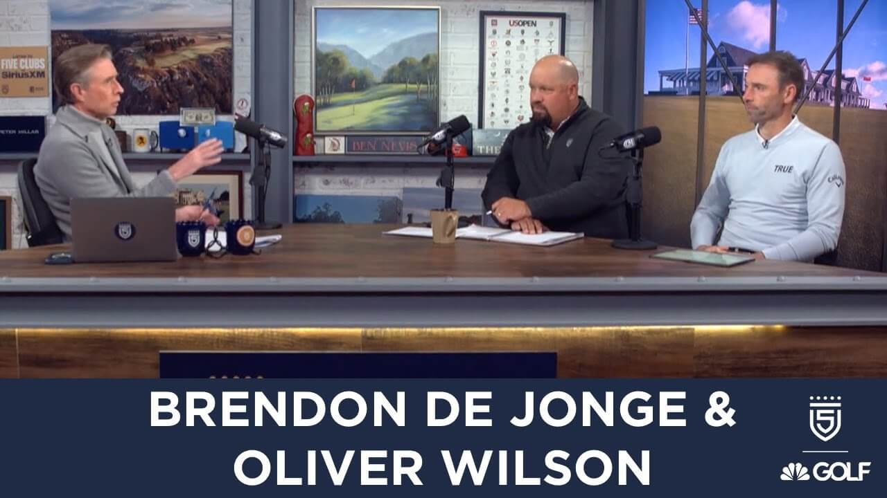 Brendon de Jonge & Oliver Wilson join 5 Clubs on Golf Channel