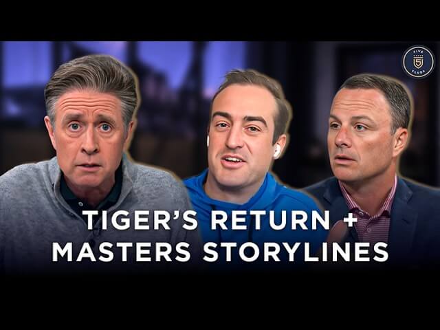 Tiger Returns to TGL + Masters Storylines Heat Up | Sean Zak, Taylor Zarzour & John Cook | 5 Clubs